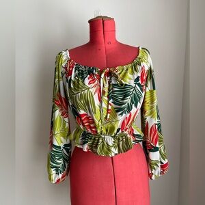 Privy Tropical Blouse (M)